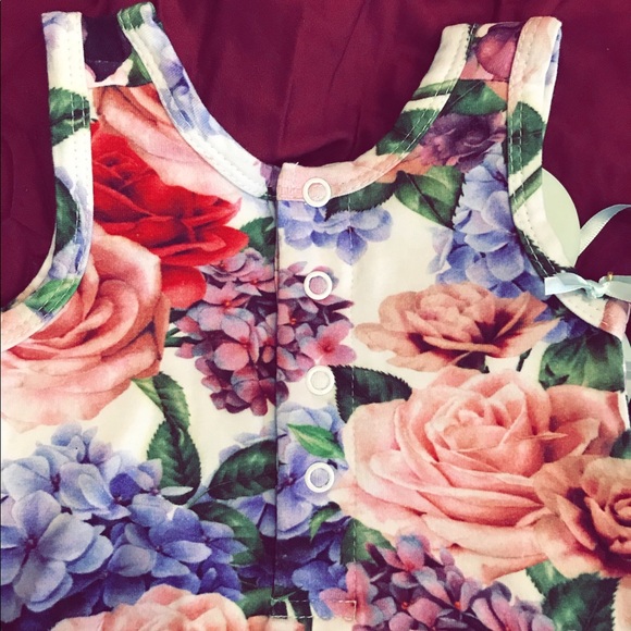 Romey loves Lulu tank long leg romper. - Picture 2 of 4